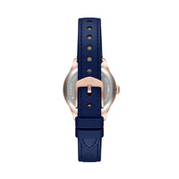 Fossil Women's Gilmore Three-Hand Navy Croco Leather Watch - ES5424