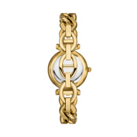 Fossil Carlie Three-Hand Gold-Tone Stainless Steel Watch - ES5329