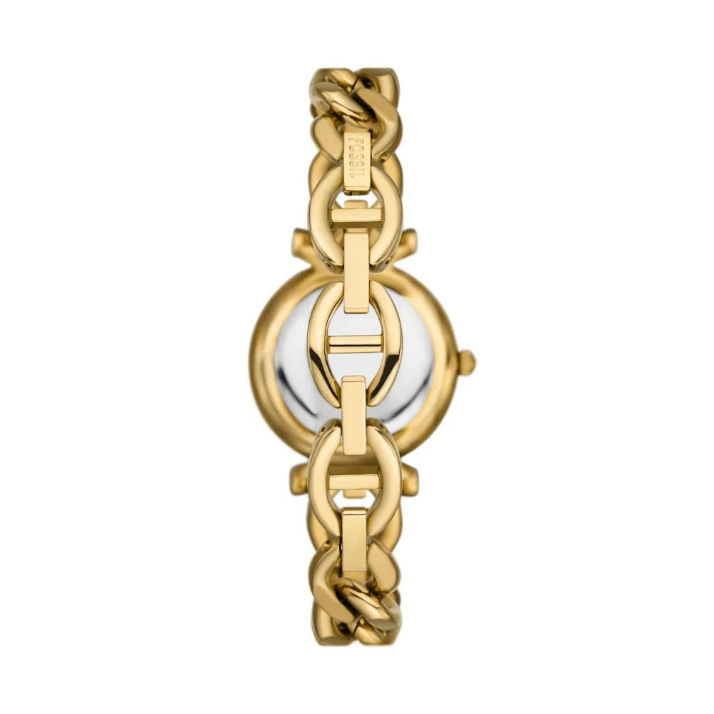 Fossil Carlie Three-Hand Gold-Tone Stainless Steel Watch - ES5329