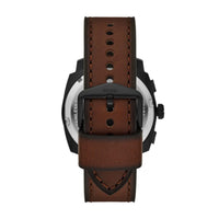 Fossil Men's Machine Chronograph, Black Stainless Steel Watch - FS6101