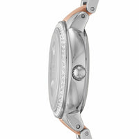 Fossil Women's Virginia Silver/Steel Round Stainless Steel Watch - ES3405