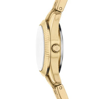 Fossil Scarlette Mini Three-Hand Gold-Tone Stainless Steel Watch ES5474
