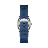 Fossil Women's Harlow Three-Hand Navy Croco Leather Watch - ES5425
