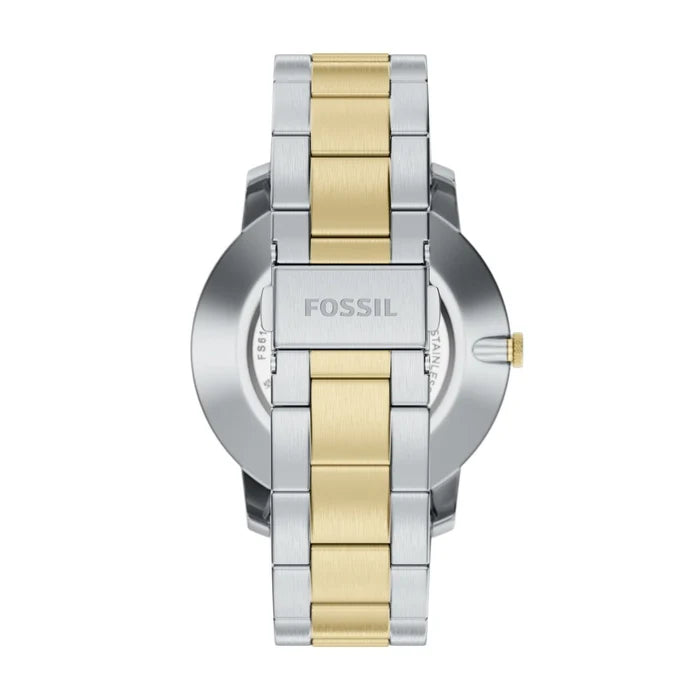 Fossil Men's Minimalist 3 Hand Two-Tone Stainless Steel Watch - FS6182