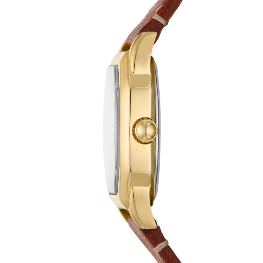 Fossil Women's Harlow Three-Hand, Gold-Tone Stainless Steel Watch - ES5364