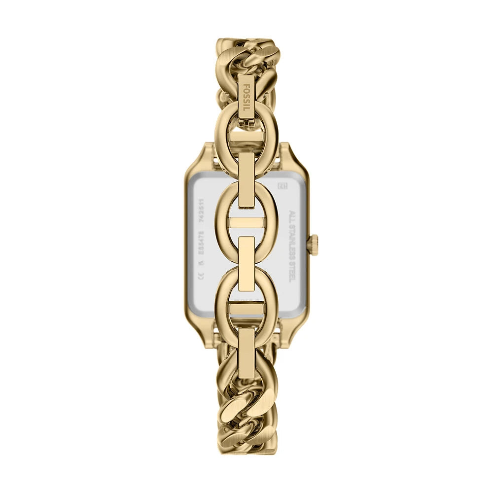 Fossil Raquel Three-Hand Gold-Tone Stainless Steel Watch - ES5478