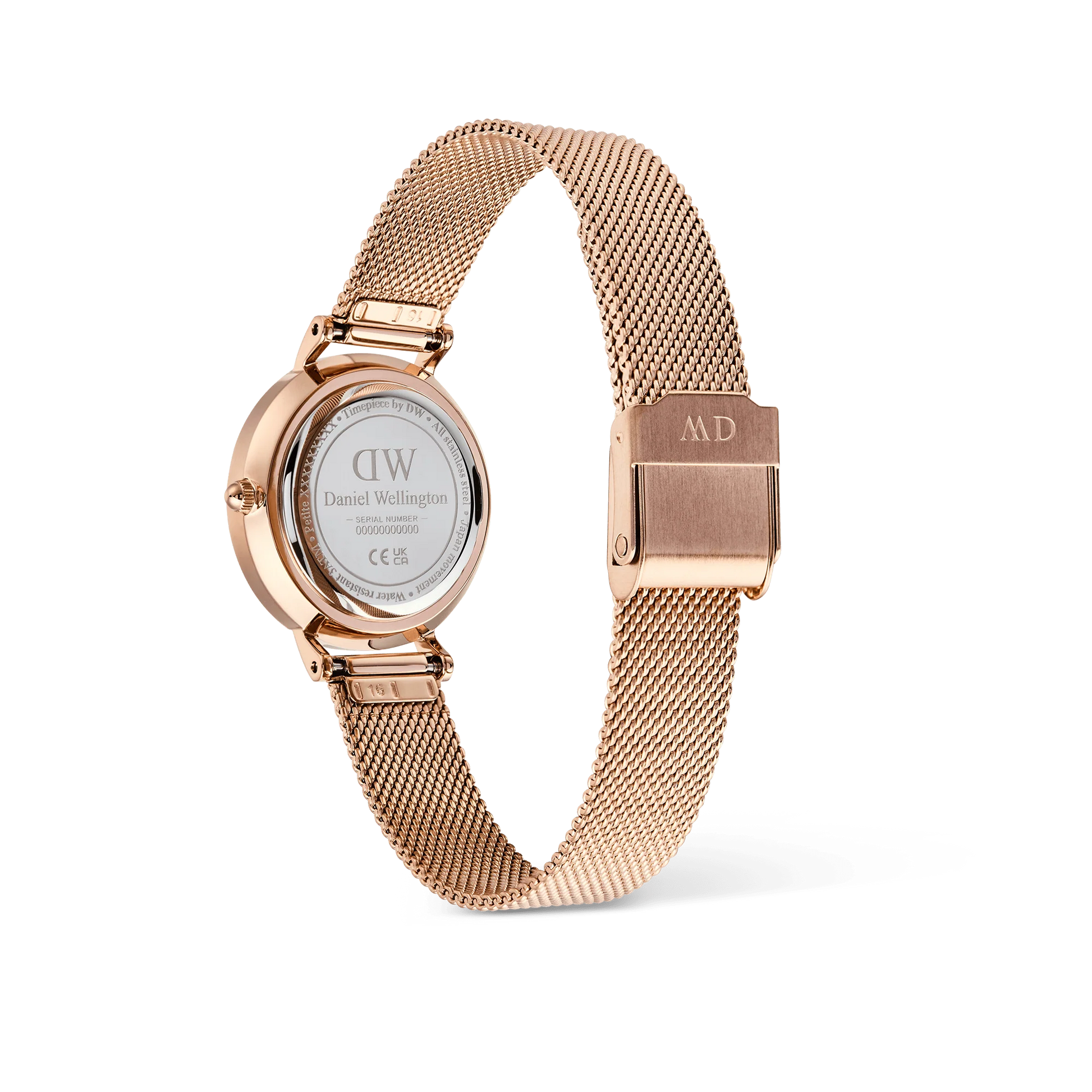 Daniel Wellington Petite Roman Numerals Date Rose Gold