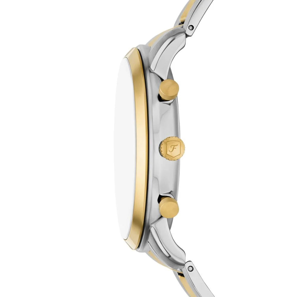 Fossil Men's Neutra Chronograph, Two-Tone Stainless Steel Watch - FS6112