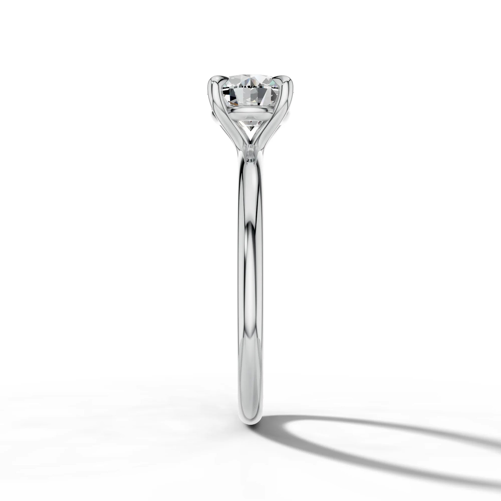 1ct Round Traditional Solitaire Ring
