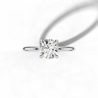 1ct Round Traditional Solitaire Ring