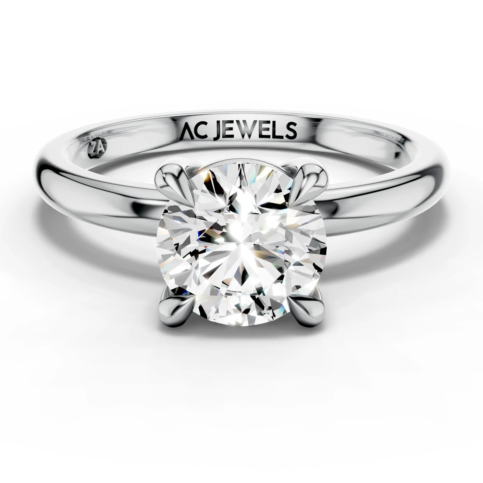 1ct Round Solitaire Ring