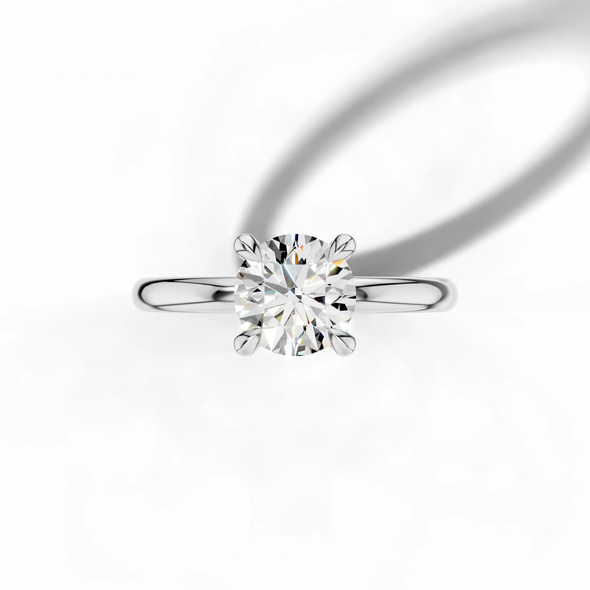 1ct Round Solitaire Ring
