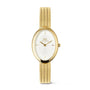 Daniel Wellington Juliette Braided Mesh White Sunray Gold Watch