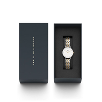Daniel Wellington Petite Lumine 5-link two-tone Watch 28mm