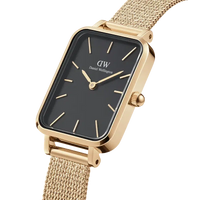 Daniel Wellington Quadro Pressed Evergold Gold Watch 20x26mm