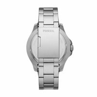 Fossil Men's Fb - 02 Silver Round Stainless Steel Watch - FS5690