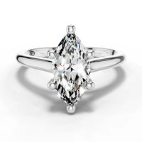 1ct Marquise 6 Prong Solitaire Ring