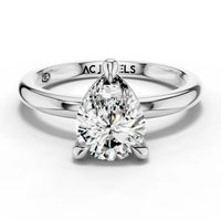 1ct Pear Solitaire Ring
