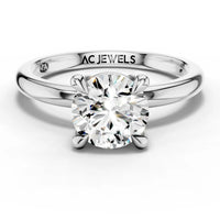 1ct Round Solitaire Ring