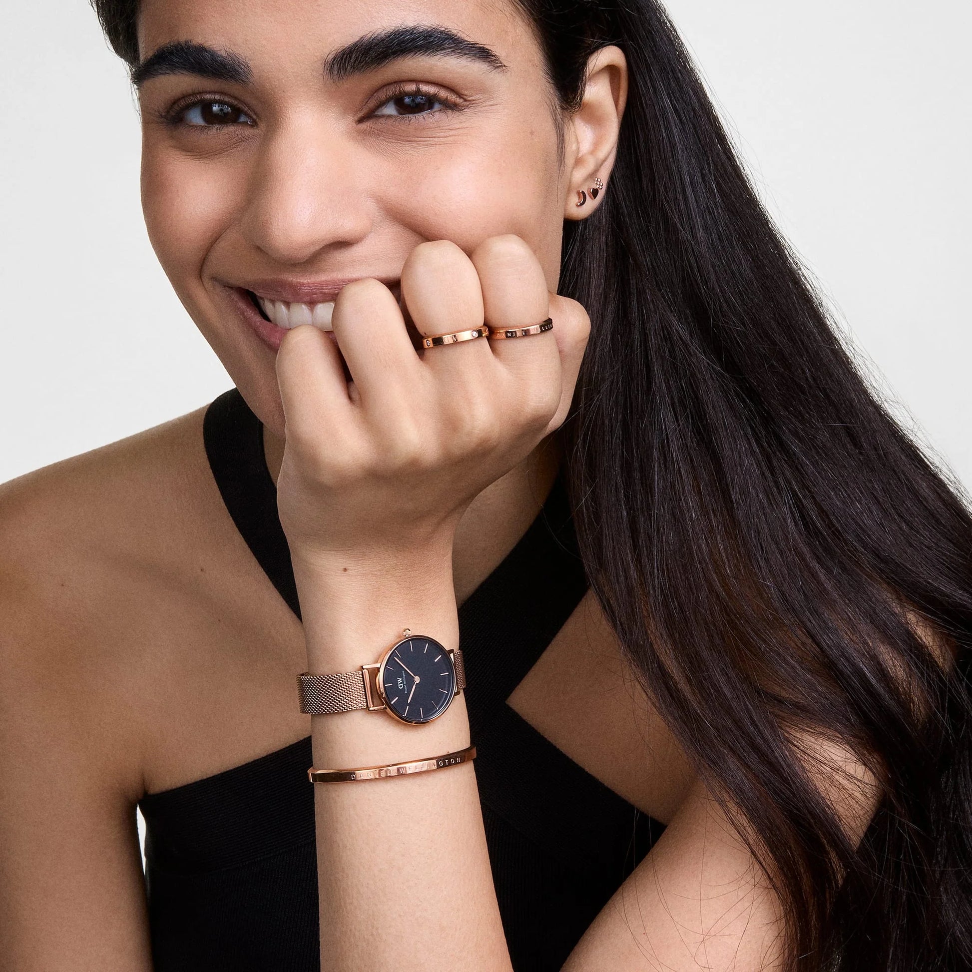 Daniel Wellington Petite Melrose Rose Gold Watch 32mm