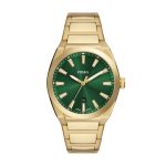 Fossil Men's Everett Three-Hand Date, Gold-Tone Stainless Steel Watch - FS6090
