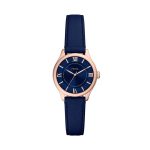 Fossil Women's Gilmore Three-Hand Navy Croco Leather Watch - ES5424