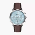 Neutra Chronograph Brown Leather Watch- FS6109
