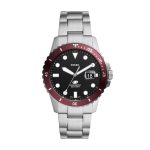 Fossil Men's Fossil Blue Three-Hand Date, Stainless Steel Watch - FS6013