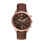 Fossil Men's Neutra Chronograph, Rose Gold-Tone Stainless Steel Watch - FS6026