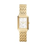 Fossil Women Raquel Three-Hand Date Gold-Tone Stainless Steel Watch - ES5220