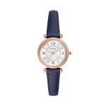 Fossil Women's Carlie Three-Hand, Rose Gold-Tone Stainless Steel Watch - ES5295