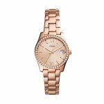 Fossil Women's Scarlette Mini Rose Gold Round Stainless Steel Watch - ES4318